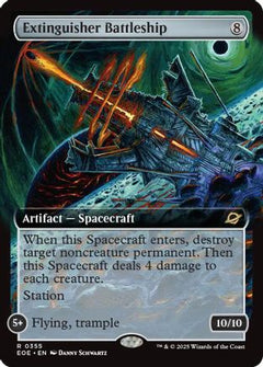 Extinguisher Battleship (Extended Art) (355) [Edge of Eternities] foil - Deck Out Gaming