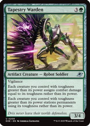 Tapestry Warden (209) [Edge of Eternities] foil - Deck Out Gaming