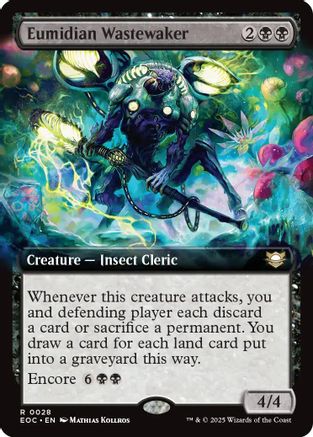 Eumidian Wastewaker (Extended Art) (28) [Commander: Edge of Eternities] - Deck Out Gaming