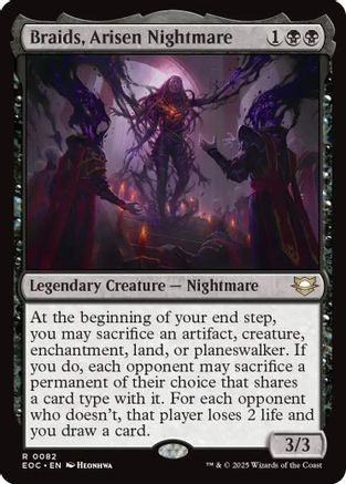 Braids, Arisen Nightmare (82) [Commander: Edge of Eternities] - Deck Out Gaming