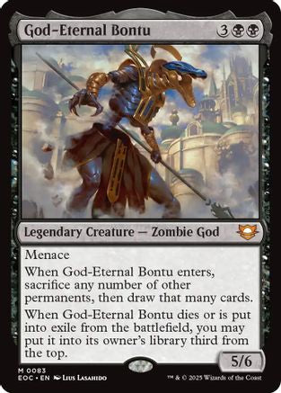 God-Eternal Bontu (83) [Commander: Edge of Eternities] - Deck Out Gaming