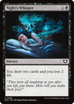 Night's Whisper (85) [Commander: Edge of Eternities] - Deck Out Gaming