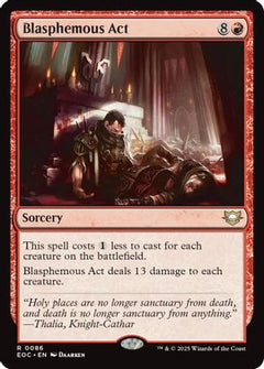 Blasphemous Act (86) [Commander: Edge of Eternities] - Deck Out Gaming