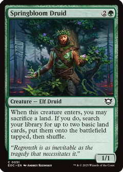 Springbloom Druid (51) [Commander: Edge of Eternities] - Deck Out Gaming