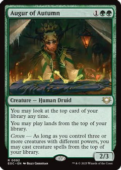 Augur of Autumn (92) [Commander: Edge of Eternities] - Deck Out Gaming