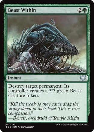 Beast Within (93) [Commander: Edge of Eternities] - Deck Out Gaming