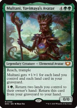 Multani, Yavimaya's Avatar (100) [Commander: Edge of Eternities] - Deck Out Gaming