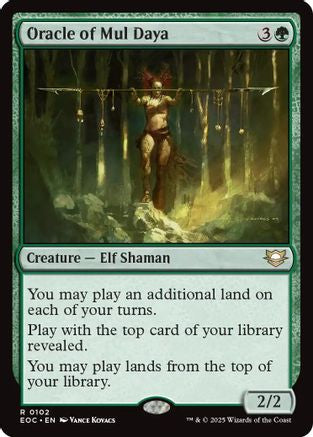 Oracle of Mul Daya (102) [Commander: Edge of Eternities] - Deck Out Gaming