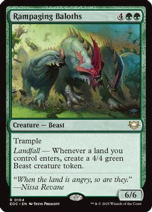 Rampaging Baloths (104) [Commander: Edge of Eternities] - Deck Out Gaming