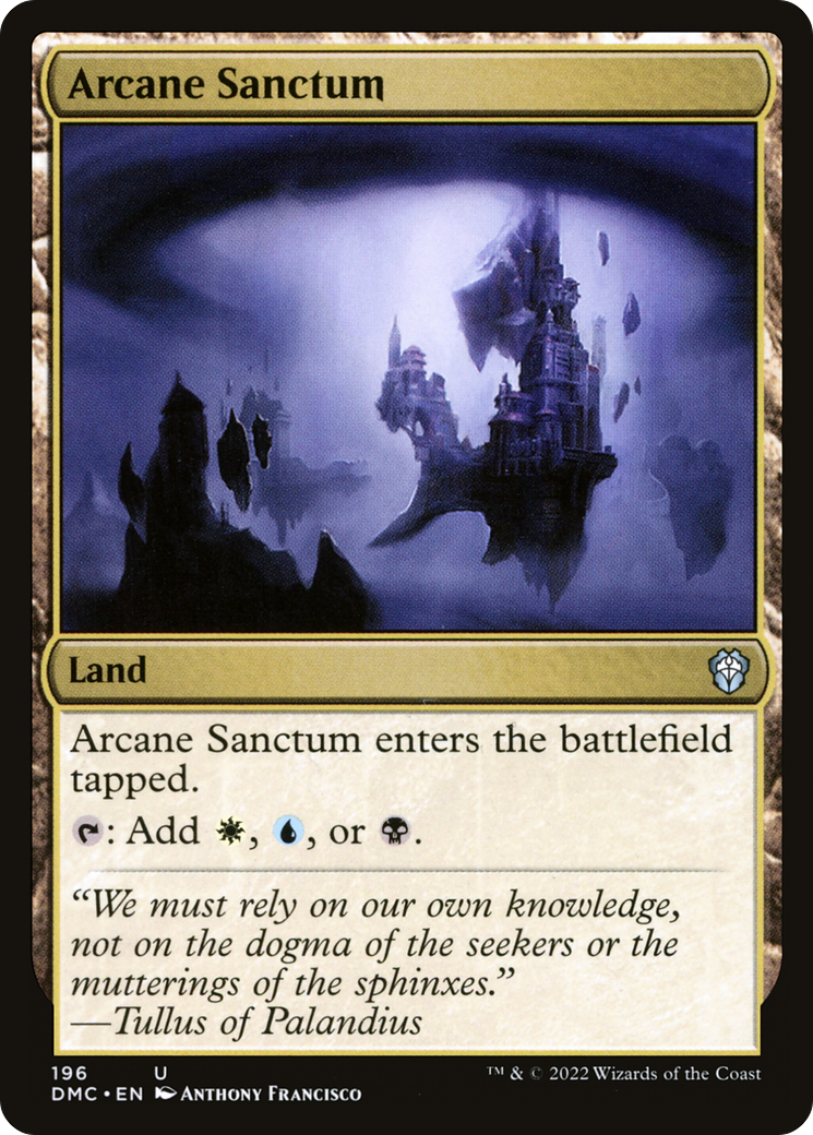 Arcane Sanctum (196) [Commander: Dominaria United] - Deck Out Gaming
