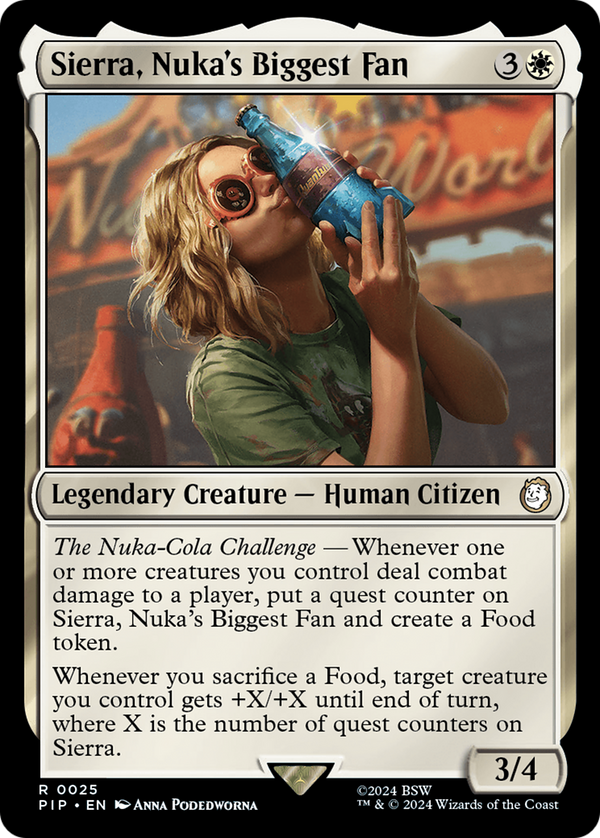 Sierra, Nuka's Biggest Fan (25) [Fallout] foil - Deck Out Gaming
