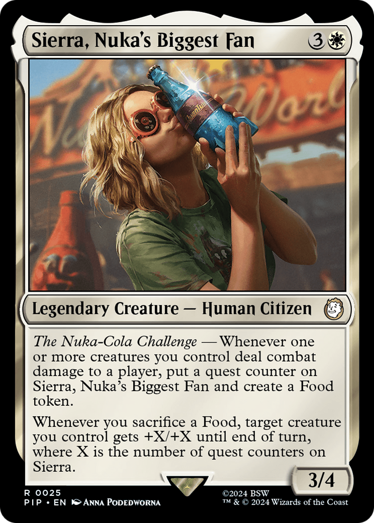 Sierra, Nuka's Biggest Fan (25) [Fallout] foil - Deck Out Gaming