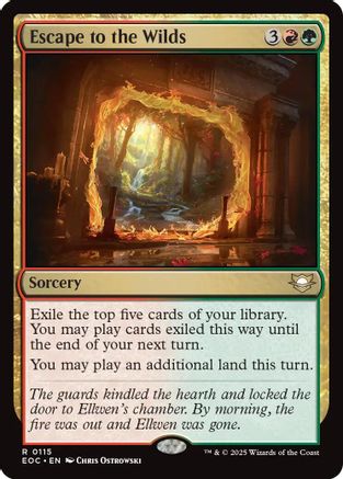 Escape to the Wilds (115) [Commander: Edge of Eternities] - Deck Out Gaming