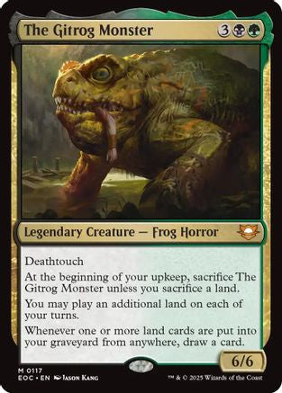 The Gitrog Monster (117) [Commander: Edge of Eternities] - Deck Out Gaming