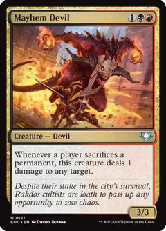 Mayhem Devil (121) [Commander: Edge of Eternities] - Deck Out Gaming