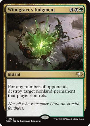 Windgrace's Judgment (129) [Commander: Edge of Eternities] - Deck Out Gaming