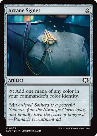 Arcane Signet (53) [Commander: Edge of Eternities] - Deck Out Gaming