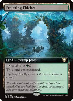 Festering Thicket (Extended Art) (41) [Commander: Edge of Eternities] - Deck Out Gaming