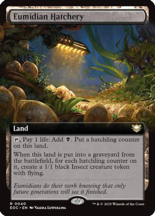 Eumidian Hatchery (Extended Art) (40) [Commander: Edge of Eternities] - Deck Out Gaming