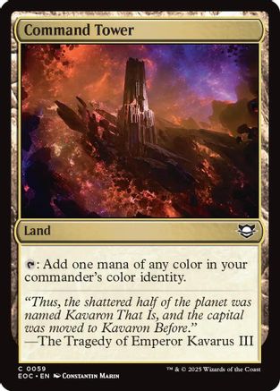 Command Tower (59) [Commander: Edge of Eternities] - Deck Out Gaming