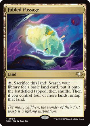Fabled Passage (60) [Commander: Edge of Eternities] - Deck Out Gaming