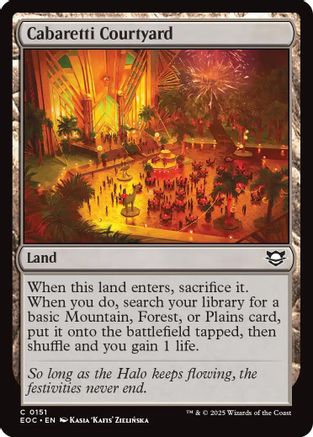 Cabaretti Courtyard (151) [Commander: Edge of Eternities] - Deck Out Gaming