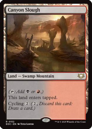 Canyon Slough (152) [Commander: Edge of Eternities] - Deck Out Gaming