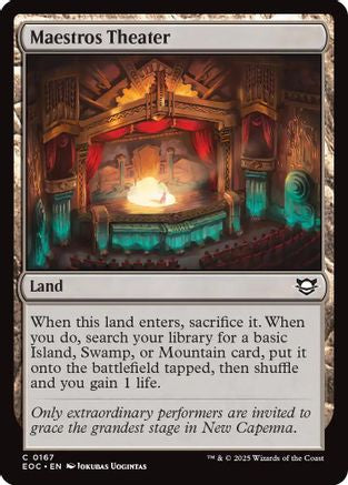 Maestros Theater (167) [Commander: Edge of Eternities] - Deck Out Gaming