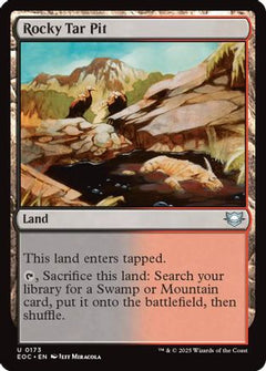 Rocky Tar Pit (173) [Commander: Edge of Eternities] - Deck Out Gaming