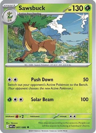 Sawsbuck (7) [SV: White Flare] - Deck Out Gaming
