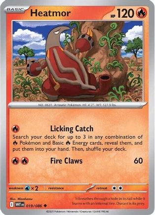 Heatmor (19) [SV: White Flare] - Deck Out Gaming