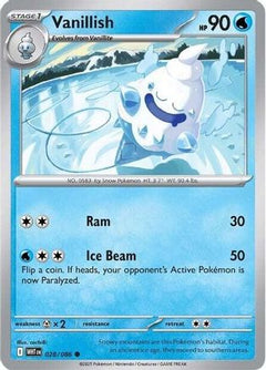 Vanillish (28) [SV: White Flare] Reverse Holofoil - Deck Out Gaming