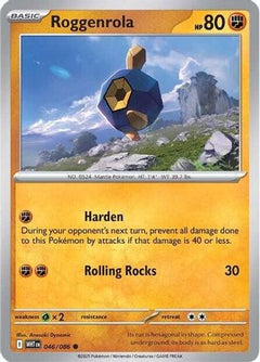 Roggenrola (46) [SV: White Flare] Reverse Holofoil - Deck Out Gaming