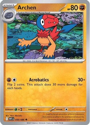Archen (50) [SV: White Flare] Reverse Holofoil - Deck Out Gaming