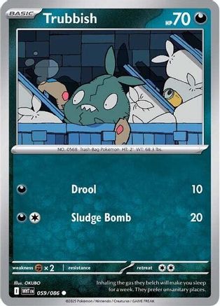 Trubbish (59) [SV: White Flare] Reverse Holofoil - Deck Out Gaming