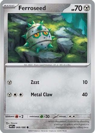 Ferroseed (68) [SV: White Flare] - Deck Out Gaming