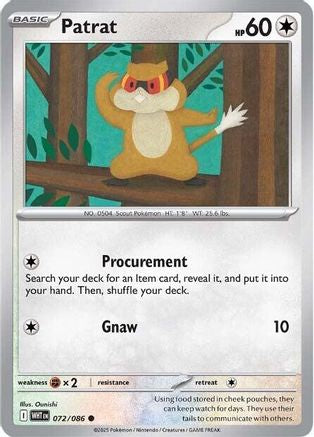 Patrat (72) [SV: White Flare] Reverse Holofoil - Deck Out Gaming