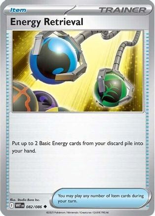 Energy Retrieval (82) [SV: White Flare] Reverse Holofoil - Deck Out Gaming