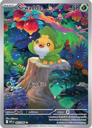Sewaddle - 087/086 (87) [SV: White Flare] Holofoil - Deck Out Gaming