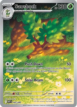 Sawsbuck - 092/086 (92) [SV: White Flare] Holofoil - Deck Out Gaming