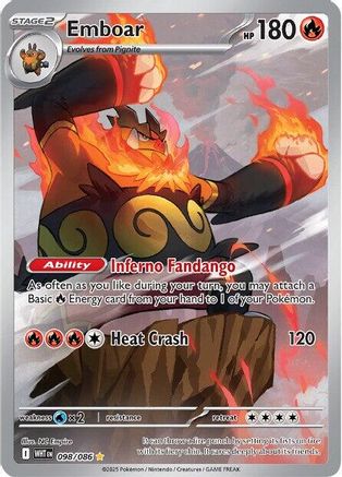 Emboar - 098/086 (98) [SV: White Flare] Holofoil - Deck Out Gaming