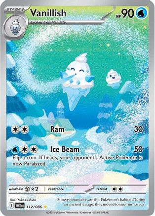 Vanillish - 112/086 (112) [SV: White Flare] Holofoil - Deck Out Gaming