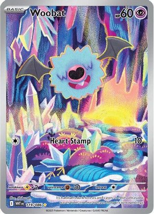 Woobat - 119/086 (119) [SV: White Flare] Holofoil - Deck Out Gaming