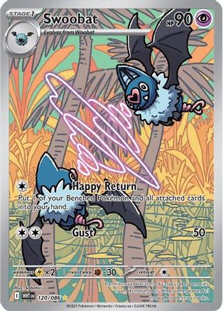 Swoobat - 120/086 (120) [SV: White Flare] Holofoil - Deck Out Gaming