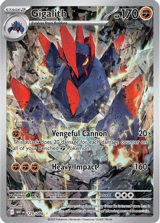 Gigalith - 129/086 (129) [SV: White Flare] Holofoil - Deck Out Gaming