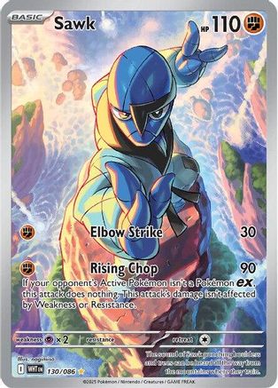 Sawk - 130/086 (130) [SV: White Flare] Holofoil - Deck Out Gaming