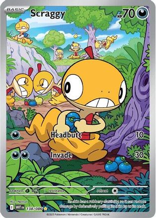 Scraggy - 138/086 (138) [SV: White Flare] Holofoil - Deck Out Gaming