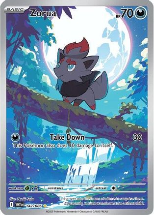 Zorua - 142/086 (142) [SV: White Flare] Holofoil - Deck Out Gaming