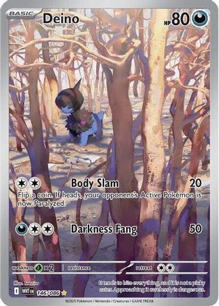 Deino - 146/086 (146) [SV: White Flare] Holofoil - Deck Out Gaming