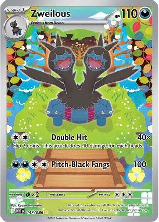 Zweilous - 147/086 (147) [SV: White Flare] Holofoil - Deck Out Gaming